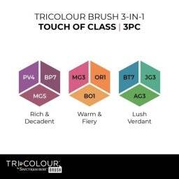 Tricolour set touch of class | Spectrum noir 