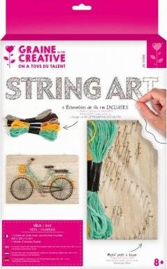 String art set fiets 100665 | Graine creative 