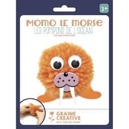 Pompon knutselset 440075 momo | Graine creative 