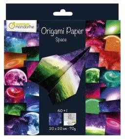 Origamipapier space 519 | Avenue mandarine