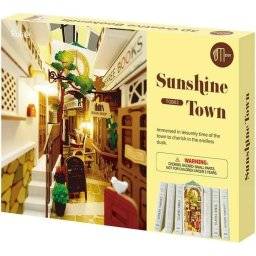 Bouwdoos booknook sunshine town | Robotime