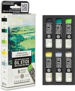 Oilstick set 6x12ml landscape | Sennelier