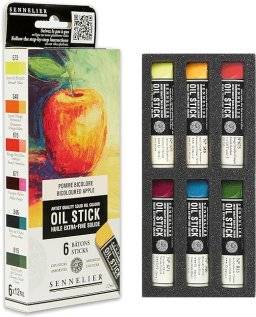 Oilstick set 6x12ml apple | Sennelier 