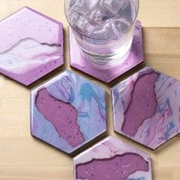 Coasters voor resin 5dlg 56934 | Plaid 