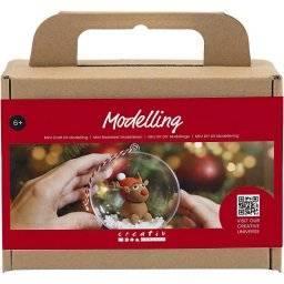 Kerst boetseerset rendier 977490