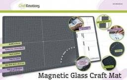 Magnetic glass craft mat 60x36cm