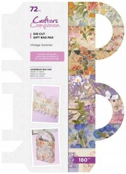 Giftbag papierblok vintage summe | Crafters companion