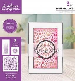 Sjabloonset spots & dots | Crafters companion