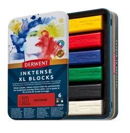 Inktense blocks XL set 6 kleuren | Derwent