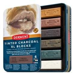 Tinted charcoal XL blocks blik 6 | Derwent