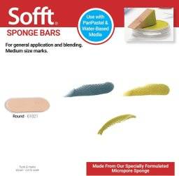 Sofft art sponge bar round 61021 | Panpastel