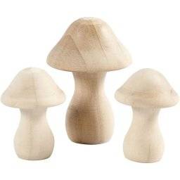 Houten paddestoelen 56519