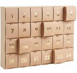 Adventkalender kraft/goud 500454 | Rico design