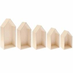 Houten huizen set 700585 | Rico design