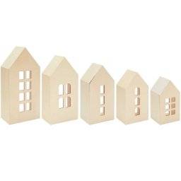 Houten huizen set 700584 | Rico design