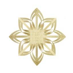 Weaving star glitter gold 300731 | Rico design 