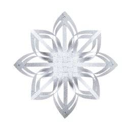 Weaving star glit silver 300732 | Rico design