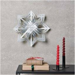 Weaving star glit silver 300732 | Rico design