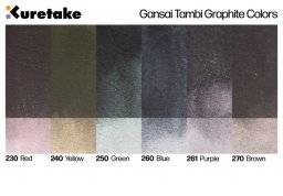 Gansai tambi aquarel 6 graphite | Kuretake