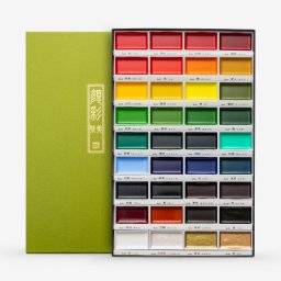 Gansai tambi aquarel 36 colorset | Kuretake