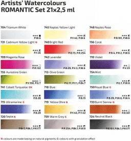 Aquarelset 21 nap romantic | Rosa studio