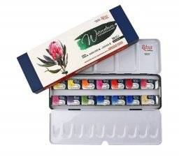 Aquarelset 14 nap botanical | Rosa studio