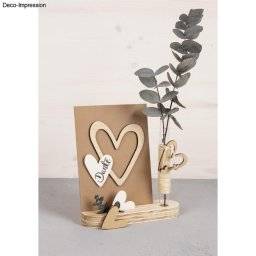 Houten deco hartjes 46740505 | Rayher