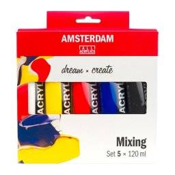 Amsterdam mixing set 5x120ml | Talens