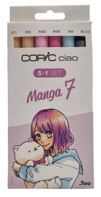 Ciao 5 + 1 set manga 7 | Copic