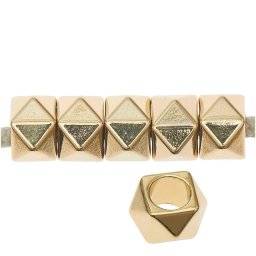 Ponii beads gold poly 600236 | Rico design