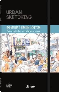 Urban sketch expressieve mensen | Librero