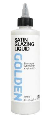 Satin glazing liquid | Golden