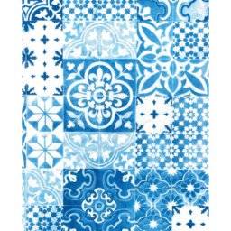 Papier tegelmotief blauw fda904 | Decopatch