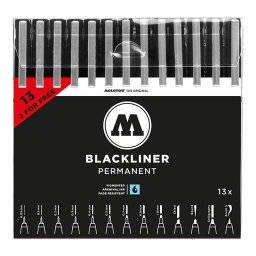 Blackliner set 13 delig | Molotow