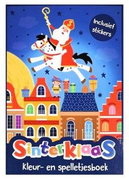 Sinterklaas kleur-spelletjesboek