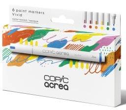 Acrea 6 paintmarkers set vived | Copic 