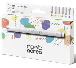 Acrea 6 paintmarkers set light | Copic