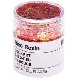 Metaalvlokken resin 500678 red | Rico design