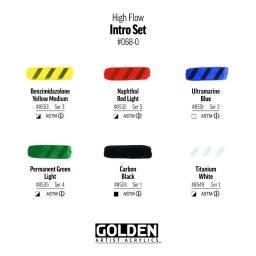 High flow intro set 6x30ml | Golden