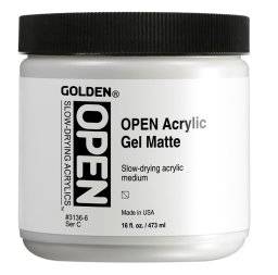 Open gel medium 237ml matte 3136 | Golden