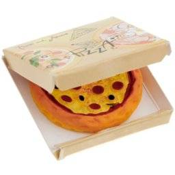 Miniatuur pizza met doos 500835 | Rico design