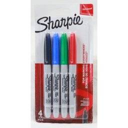 Stiften set 4 kleuren | Sharpie