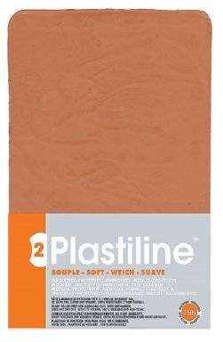 Plastiline rode oker 750 gram