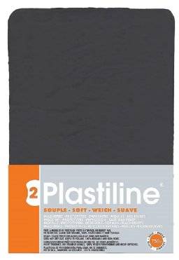Plastiline zwart 750 gram