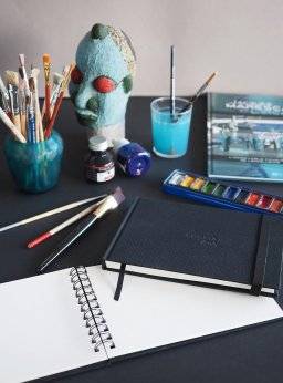 Aquarel dummy gebonden staand GS | Rhodia 