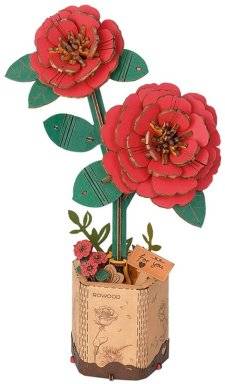 Bouwpakket bloem camellia tw031 | Robotime