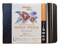 Mixedmedia book gebonden liggend | Rhodia