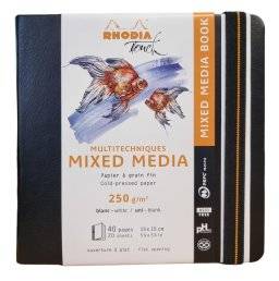 Mixedmedia book gebonden square | Rhodia