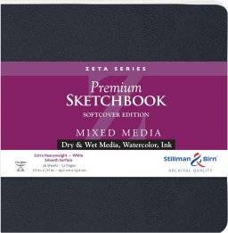 Sketchbook zeta softcover staand | Stillman & birn 