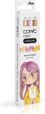 Ciao set 3 sunset palette 50308 | Copic